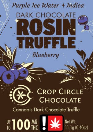 Bo's Nose Knows - Purple Ice Water | Blueberry Rosin Truffle Single | 100mg - 1