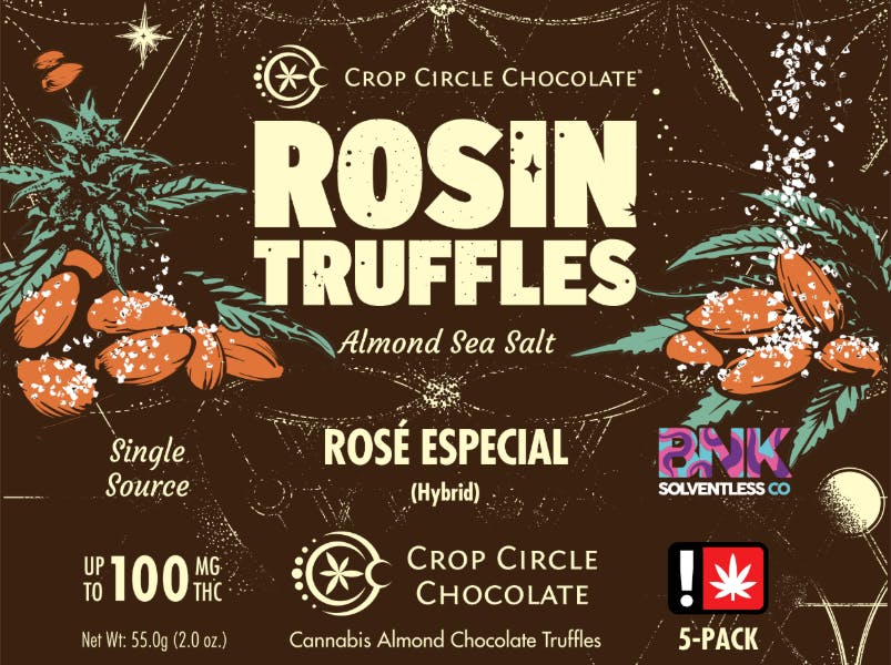 Bo's Nose Knows - Rosé Especial | Almond Sea Salt Rosin Truffles | 100mg - 1