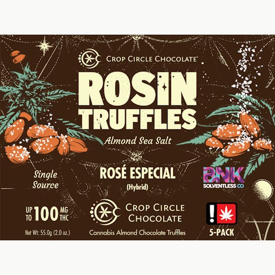 Bo's Nose Knows - Rosé Especial | Almond Sea Salt Rosin Truffles | 100mg - 1