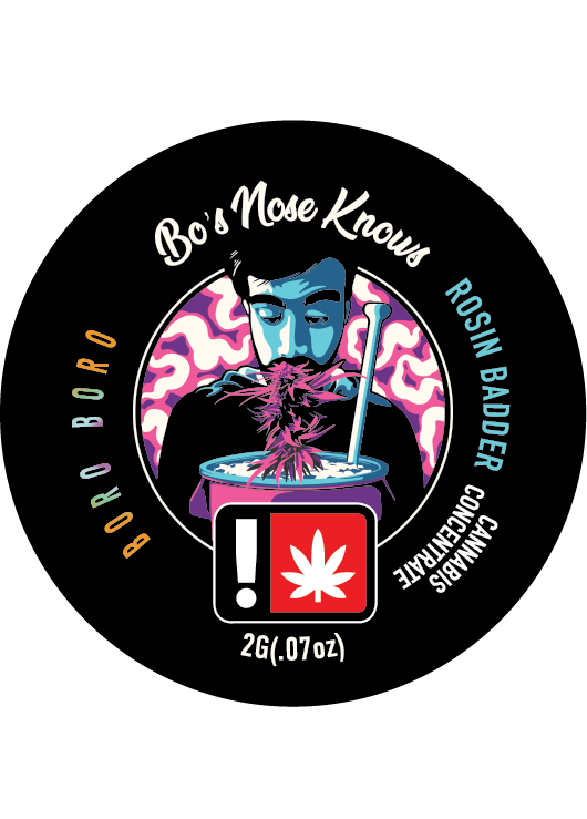 Bo's Nose Knows - BNK | Boro Boro | Rosin Badder | 2G - 1