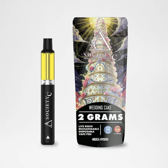 Society C - Society C | Wedding Cake | Live Resin Disposable | 2g - 1