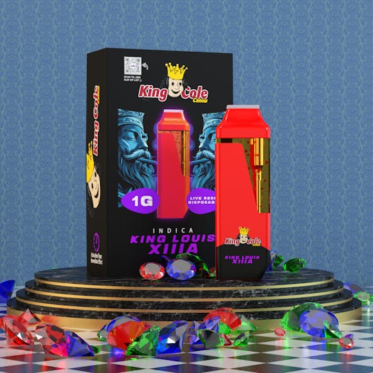 King Cole - King Cole 1G Disposable King Louis XIIIA - Indica - 1