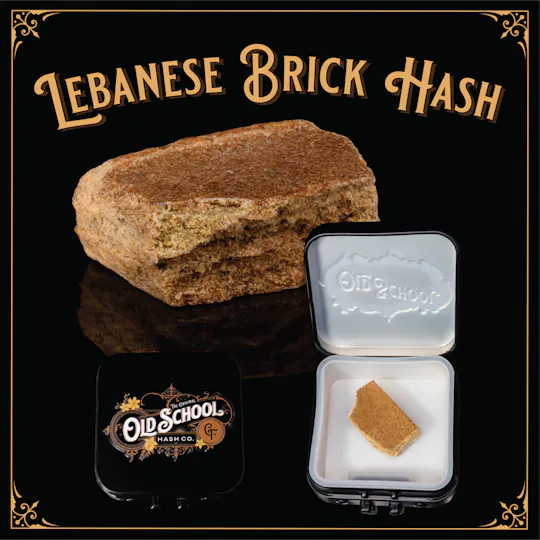 Old School Hash Co. - Old School Hash: OGKB - 1g Brick Hash - 1