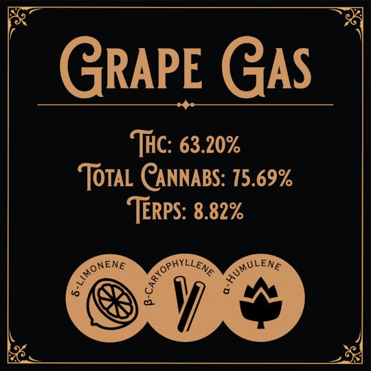 Old School Hash Co. - Old School Hash: Grape Gas - 1g Temple Ball - 1