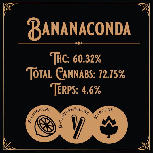 Old School Hash Co. - Old School Hash: Bananaconda - 1g Bubble Hash - 1