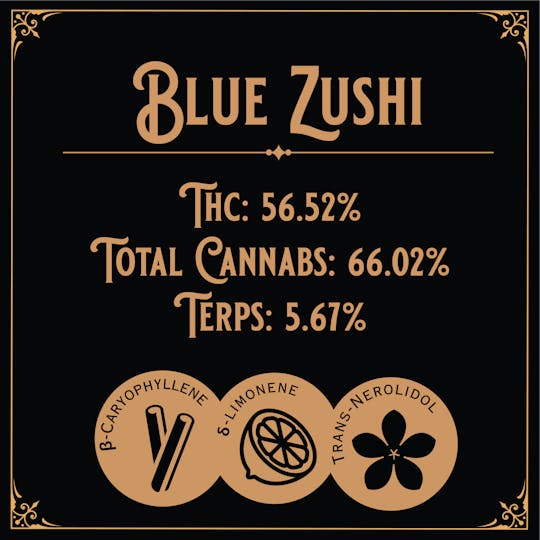Old School Hash Co. - Old School Hash: Blue Zushi - 1g Bubble Hash - 1