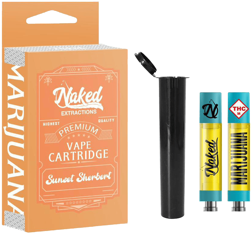 Naked Extractions - Naked Extractions - Sunset Sherbert Cartridge - 1