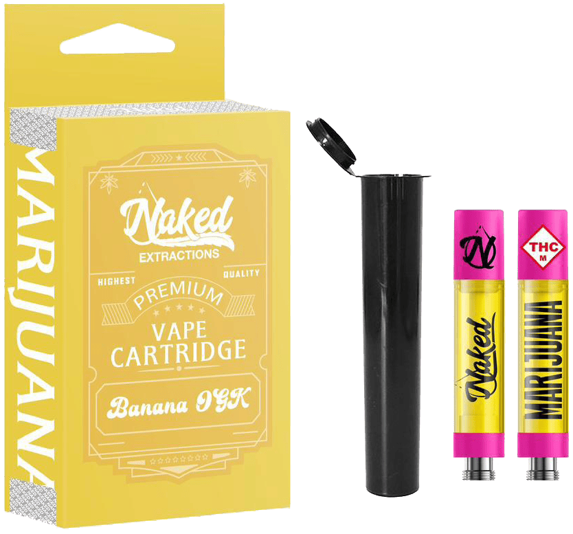 Naked Extractions - Naked Extractions - Banana OGK Cartridge - 1