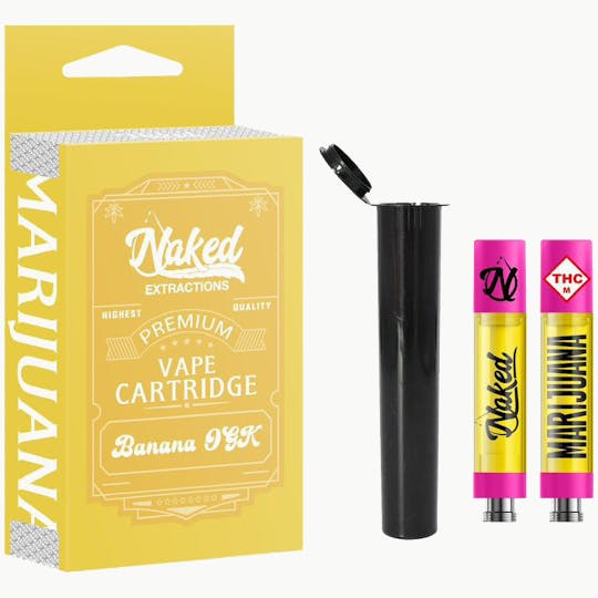 Naked Extractions - Naked Extractions - Banana OGK Cartridge - 1