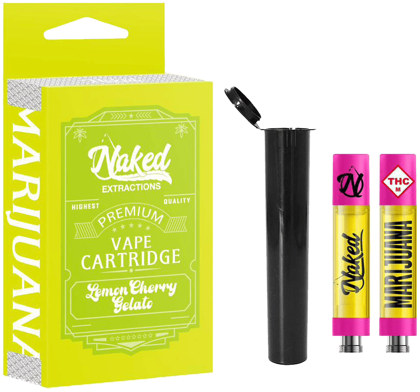 Naked Extractions - Naked Extractions - Lemon Cherry Gelato Cartridge - 1