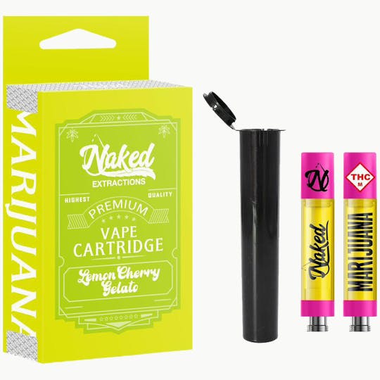 Naked Extractions - Naked Extractions - Lemon Cherry Gelato Cartridge - 1