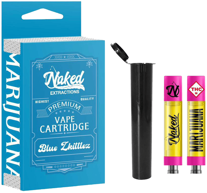 Naked Extractions - Naked Extractions - Blue Zkittlez Cartridge - 1