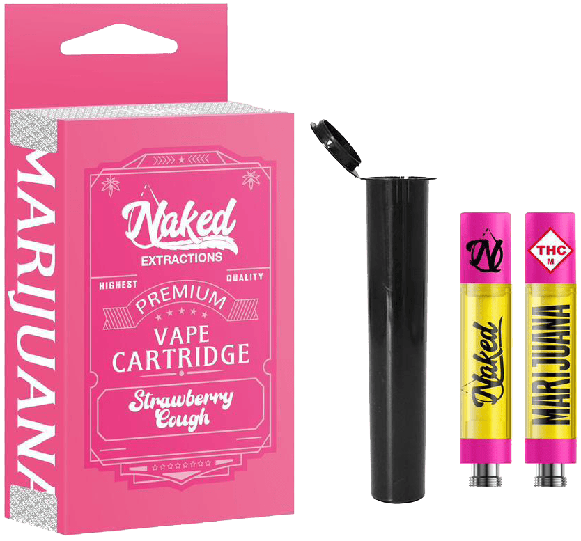 Naked Extractions - Naked Extractions - Strawberry Cough Cartridge - 1