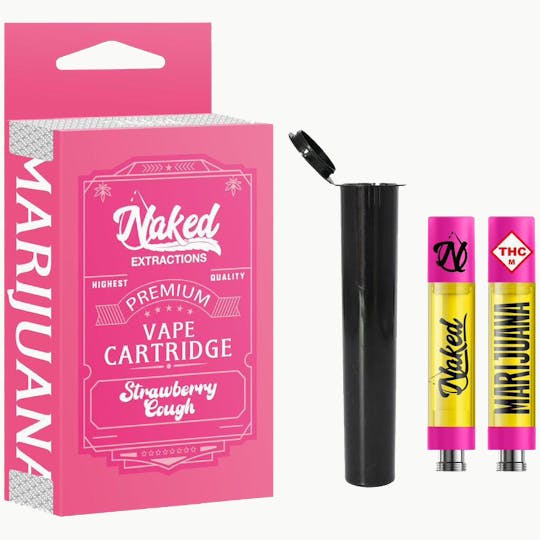 Naked Extractions - Naked Extractions - Strawberry Cough Cartridge - 1