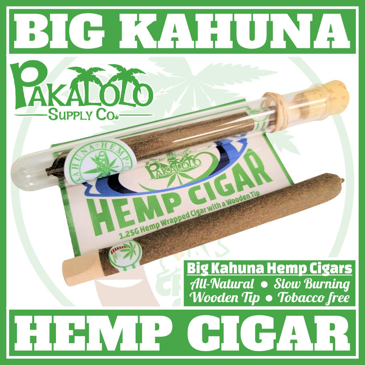 Pakalolo Supply Company - PSC | Lemon Meingue Pie | Big Kahuna Hemp Cigar | 1.25G - 1