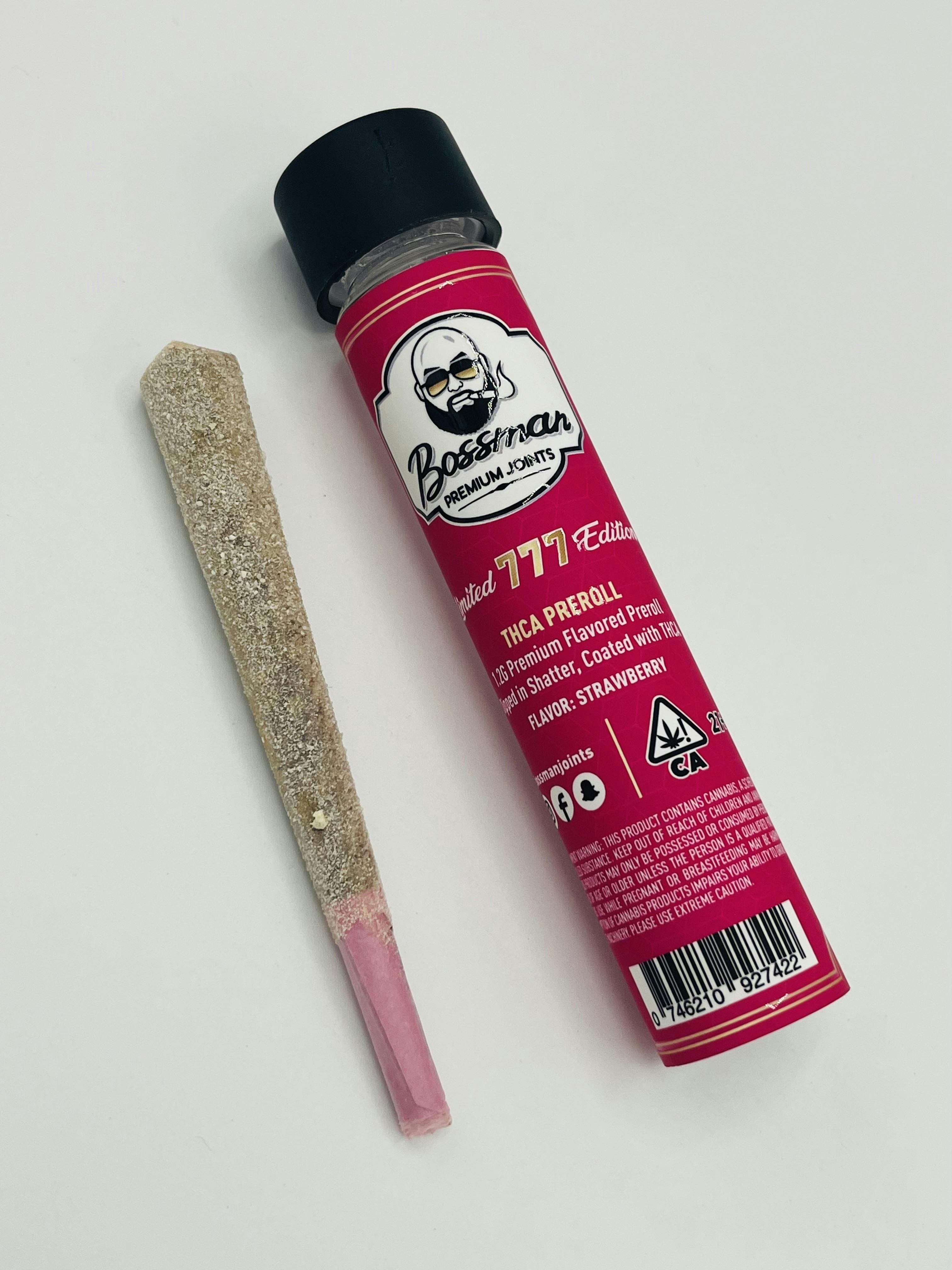 BOSSMAN JOINTS - BOSSMAN JOINTS- 777 LIMITED EDITION THCA PREROLL [HYBRID] - 1