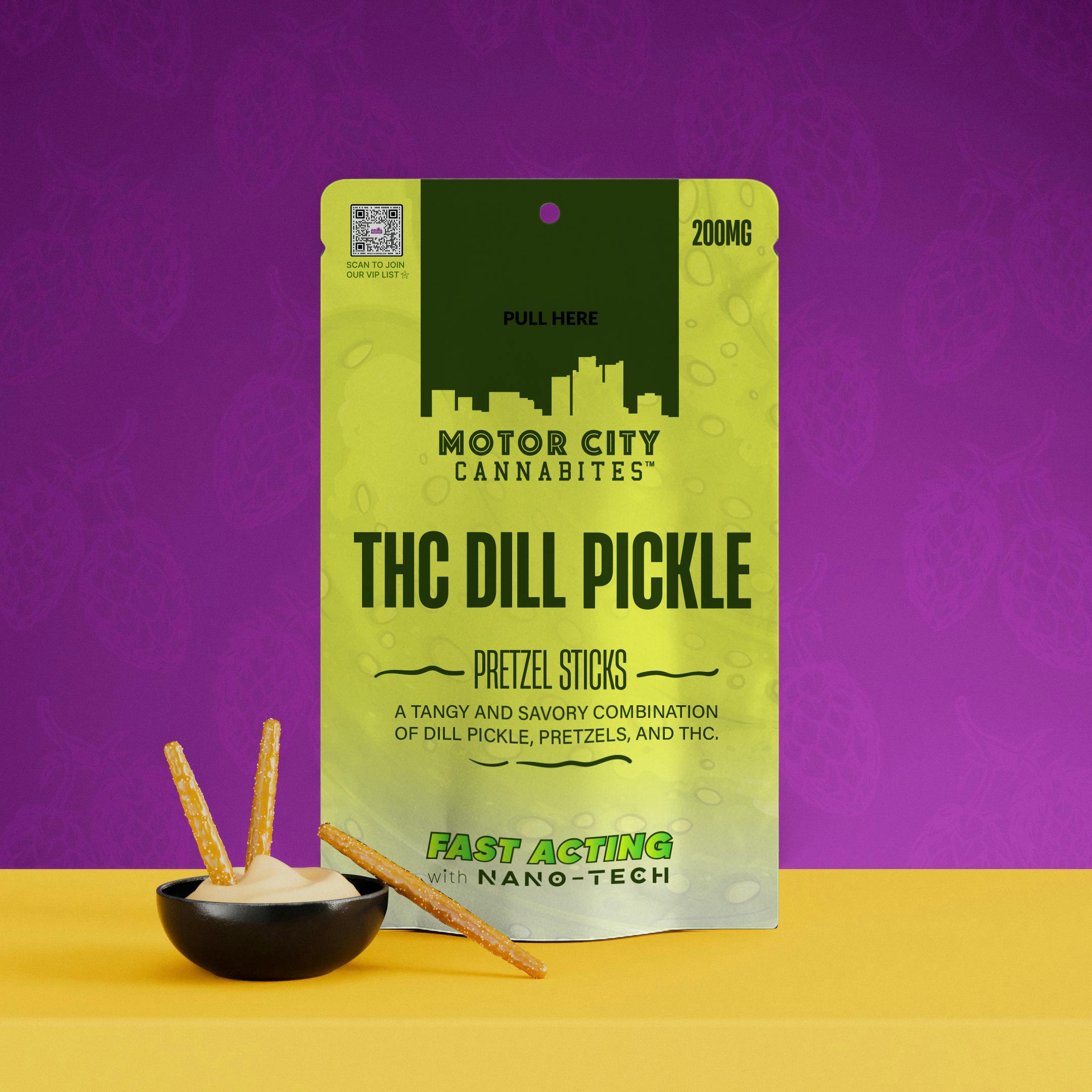 Motor City Cannabites - Motor City Cannabites - Dill Pickle Sticks 200mg - 1