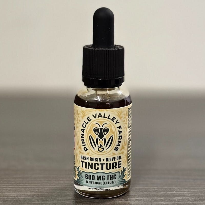 Pinnacle Valley Farms - Hash Rosin Tincture - 600mg - 1
