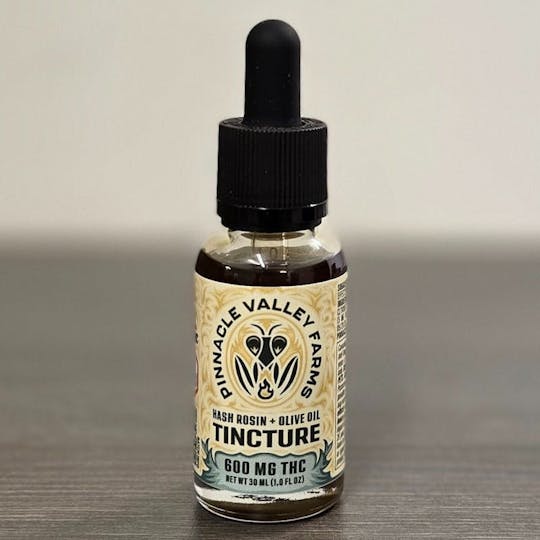 Pinnacle Valley Farms - Hash Rosin Tincture - 600mg - 1
