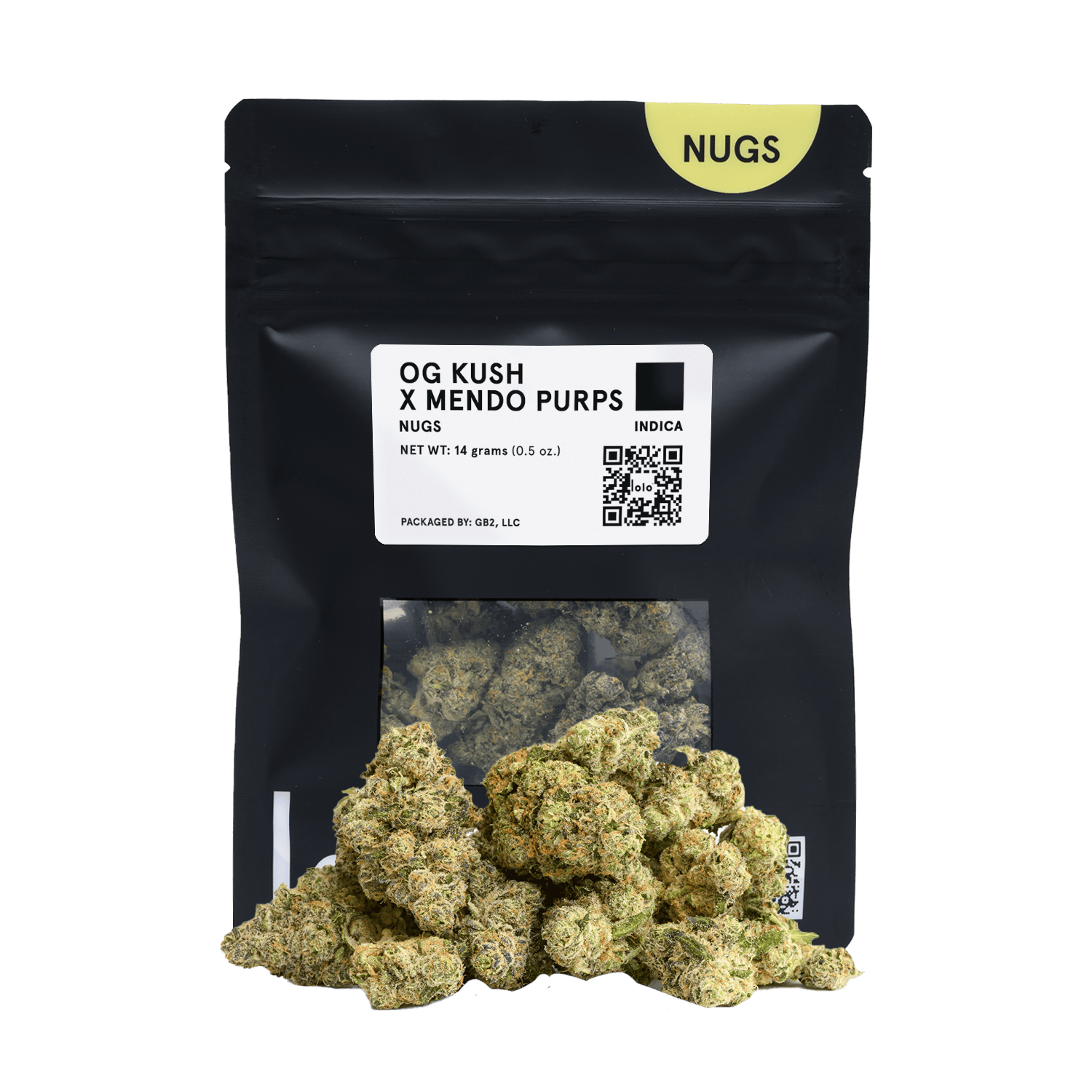 lolo - lolo | OG Kush + Mendo Purps | Indoor Nugs | 14g - 1