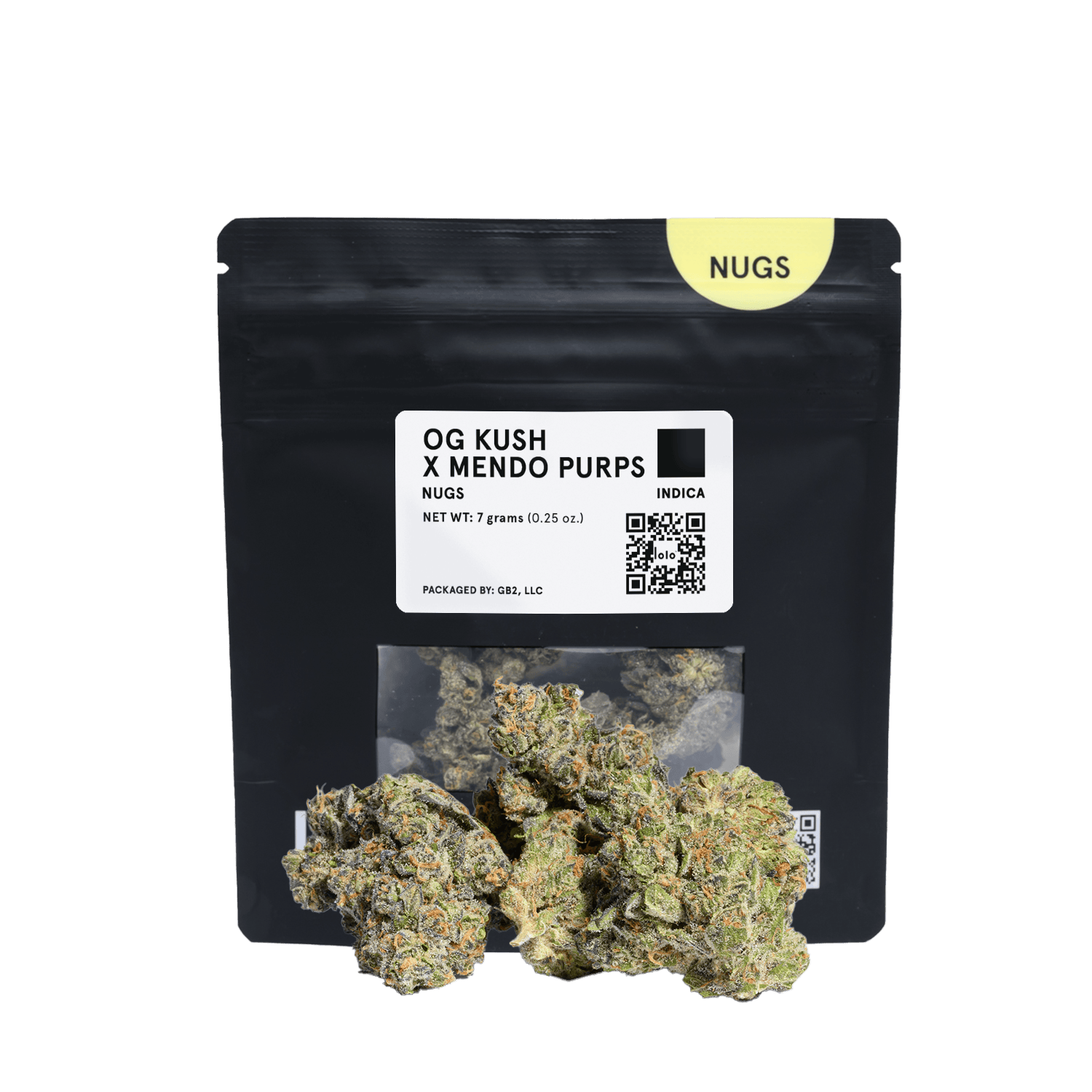 lolo - lolo | OG Kush + Mendo Purps | Indoor Nugs | 7g - 1