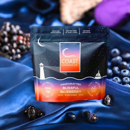 Coast Cannabis Co. - Blissful Blueberry Gummies 1:1:1|20ct - 1