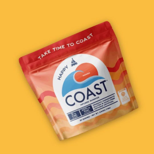 Coast Cannabis Co. - Mango Happy Gummies 20pk 5mg - 72g - 1