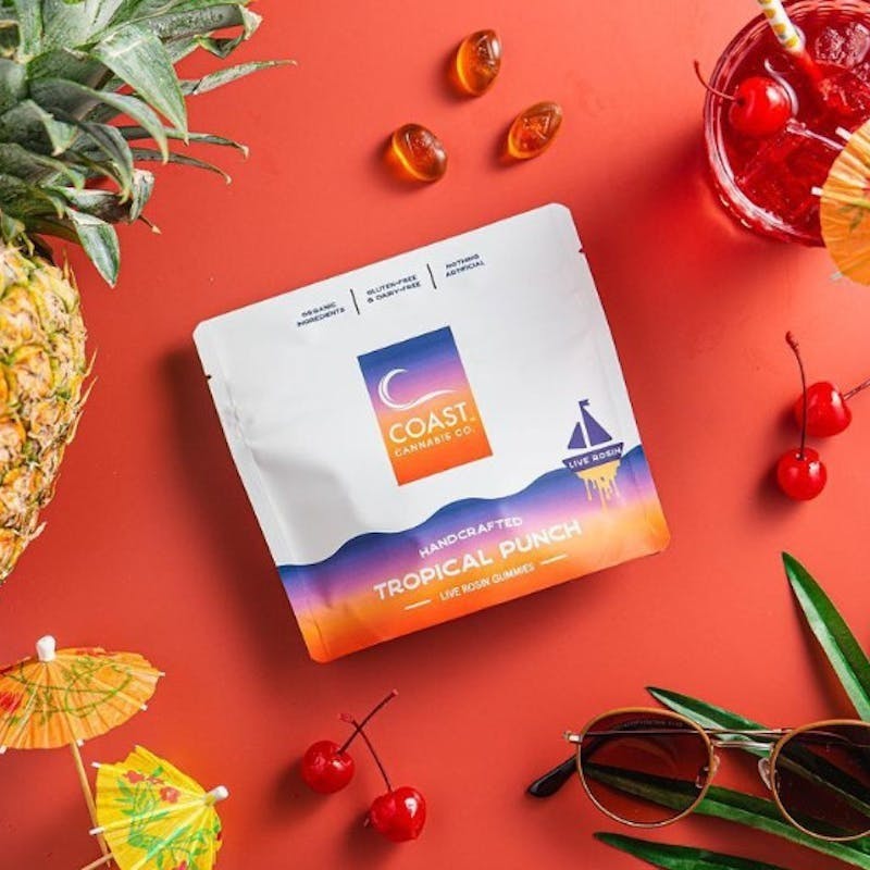 Coast Cannabis Co. - Strawberry Guava | Live Rosin Gummies - 1