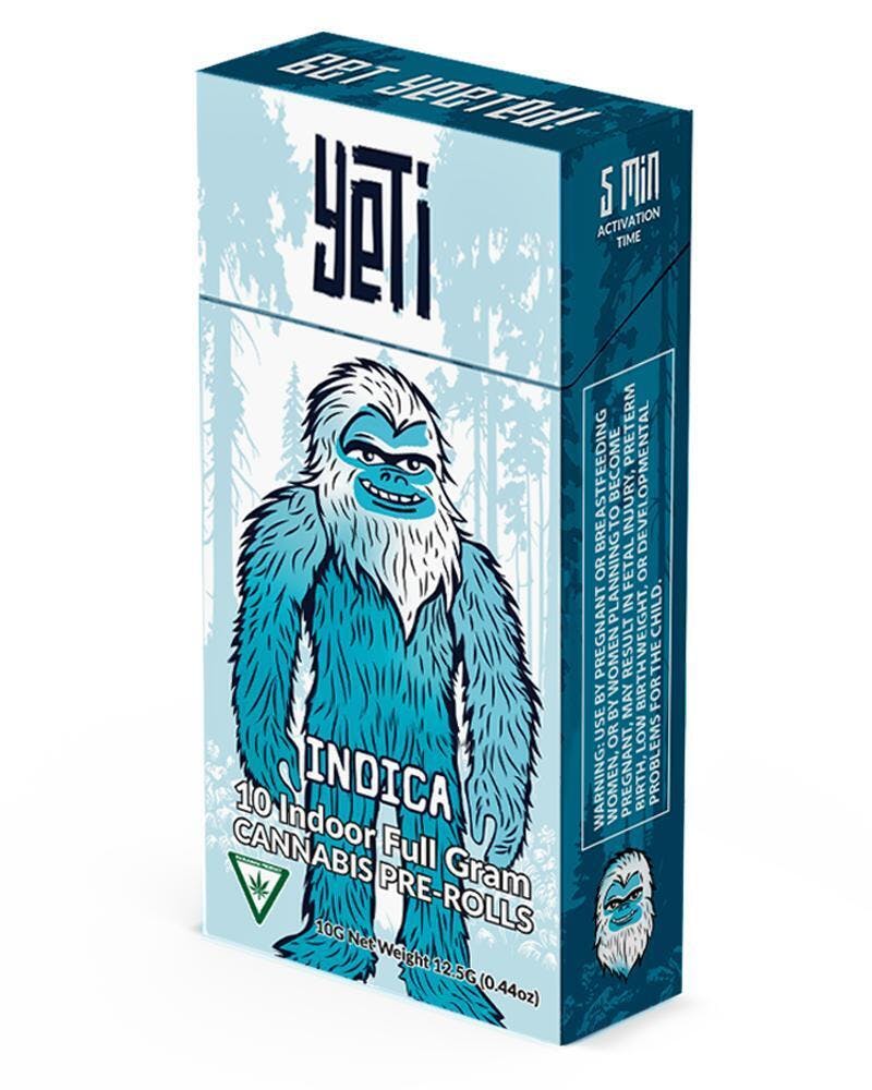 Yeti - Yeti Pre-Roll 10 Pack - Indica - 1