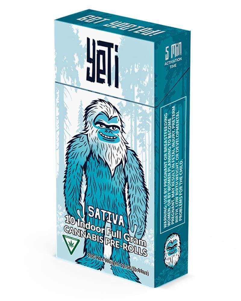 Yeti - Yeti Pre-Roll 10 Pack - Sativa - 1