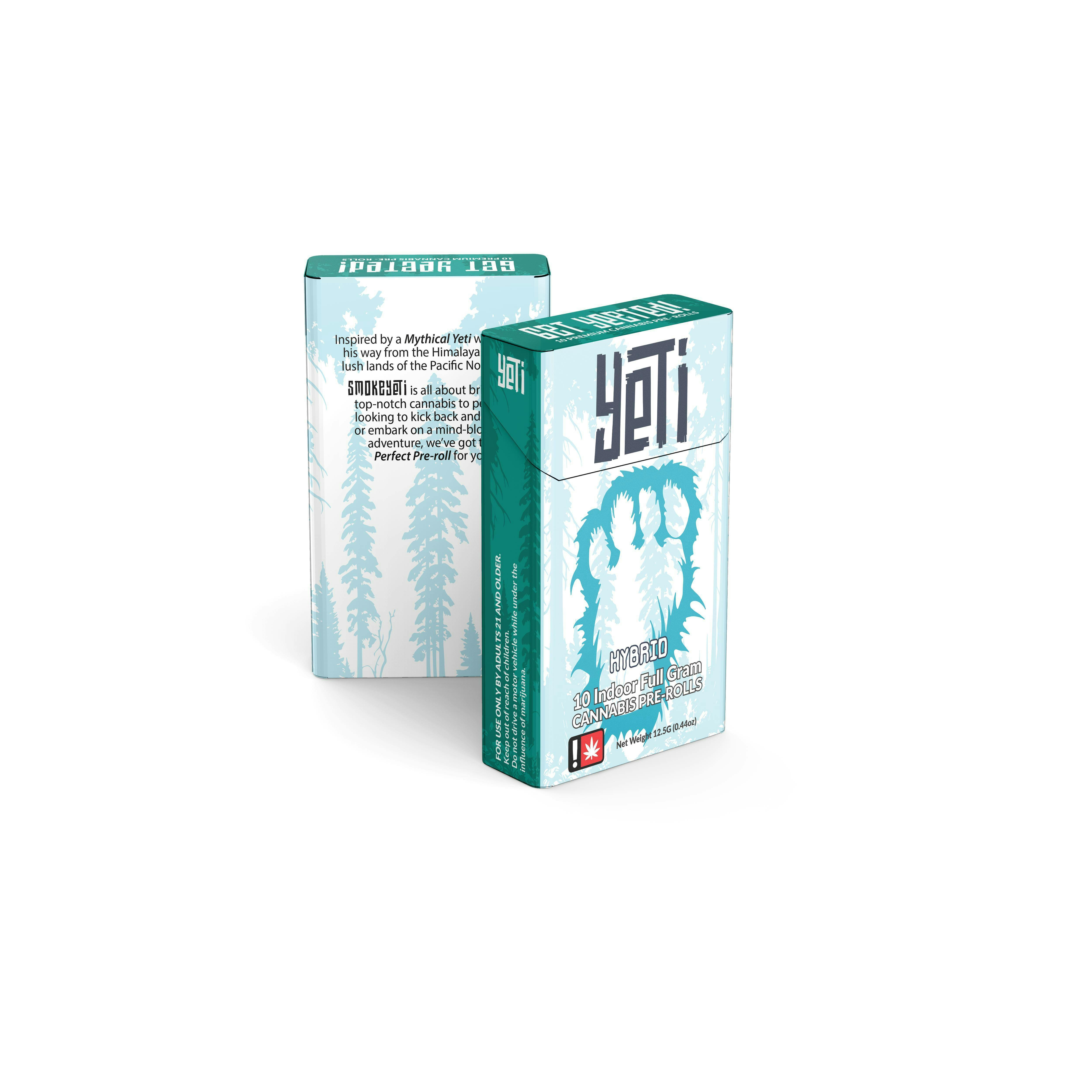 Yeti - Yeti Pre-Roll 10 Pack - Hybrid - 1