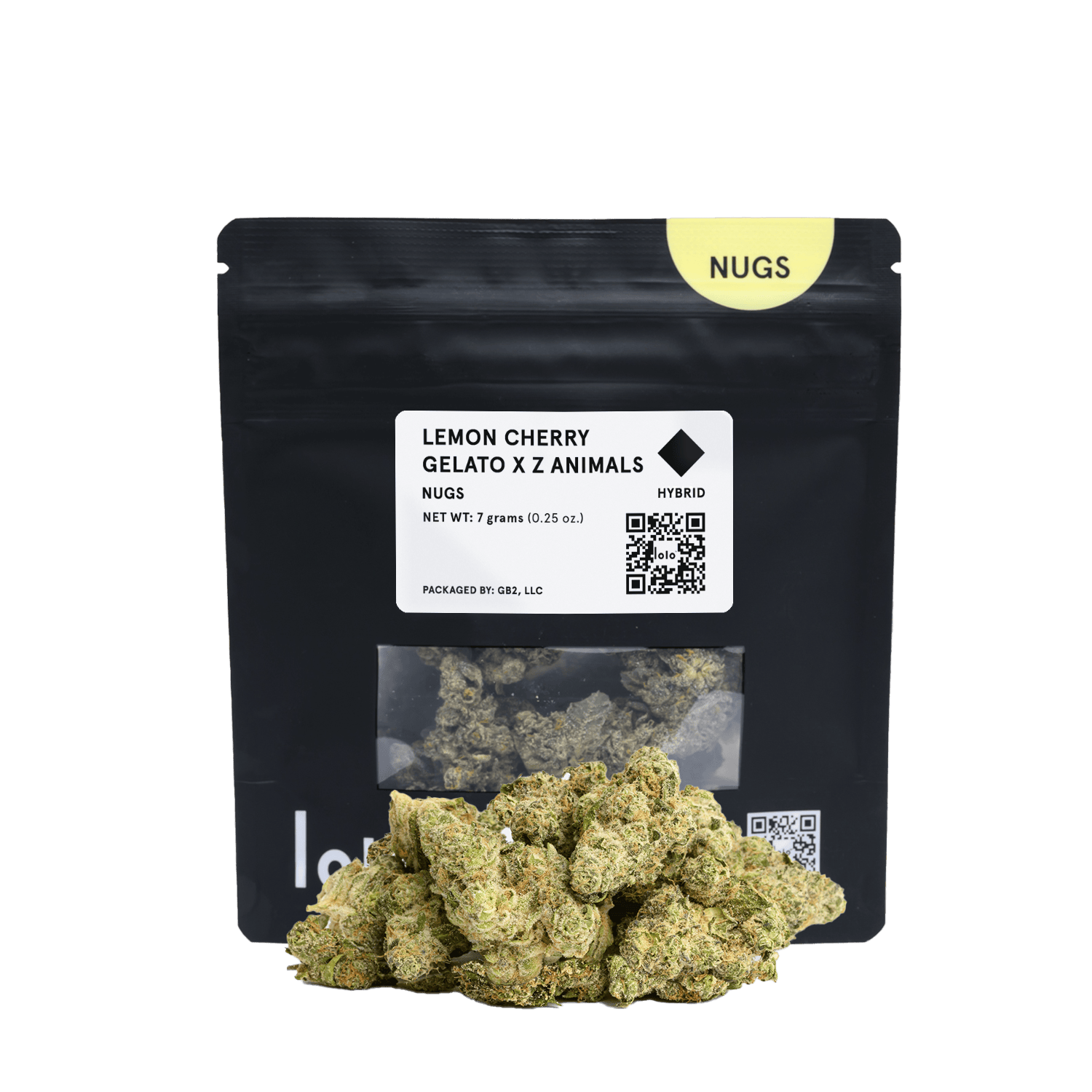 lolo - lolo | Lemon Cherry Gelato + Z Animals | Indoor Nugs | 7g - 1