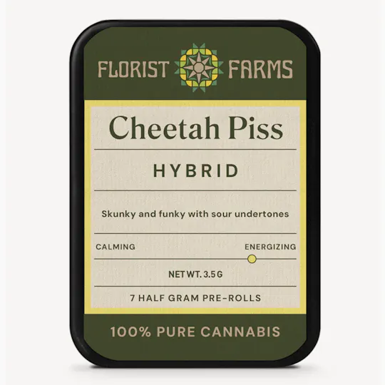 Florist Farms - Florist Farms | Cheetah Piss | Minis | 0.5g each | 7pk - 1