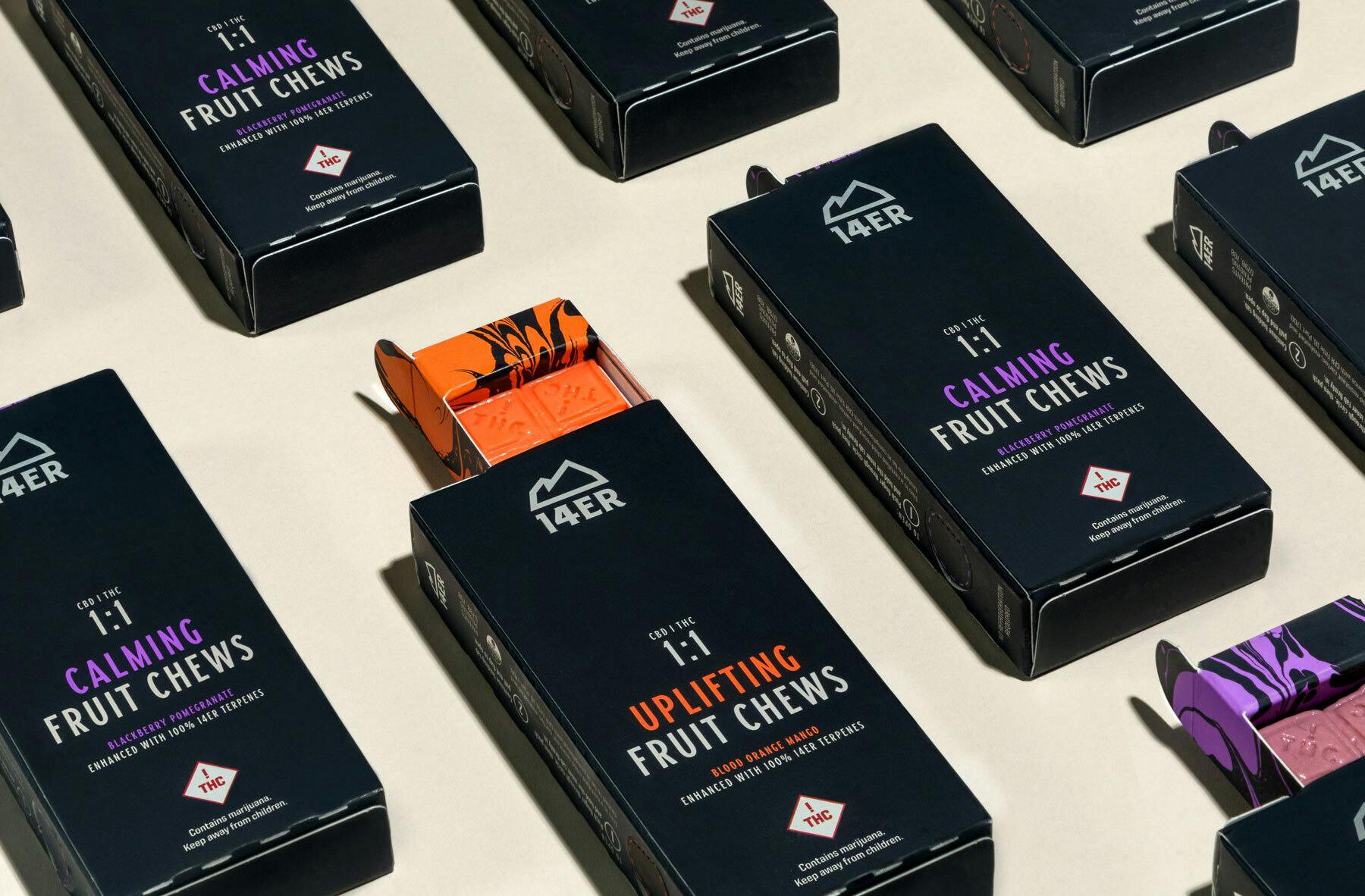 14er Extractions - 14er | Blood Orange Mango | 1:1 Uplifting Fruit Chews - 1