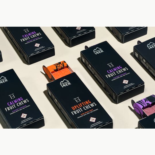 14er Extractions - 14er | Blood Orange Mango | 1:1 Uplifting Fruit Chews - 1