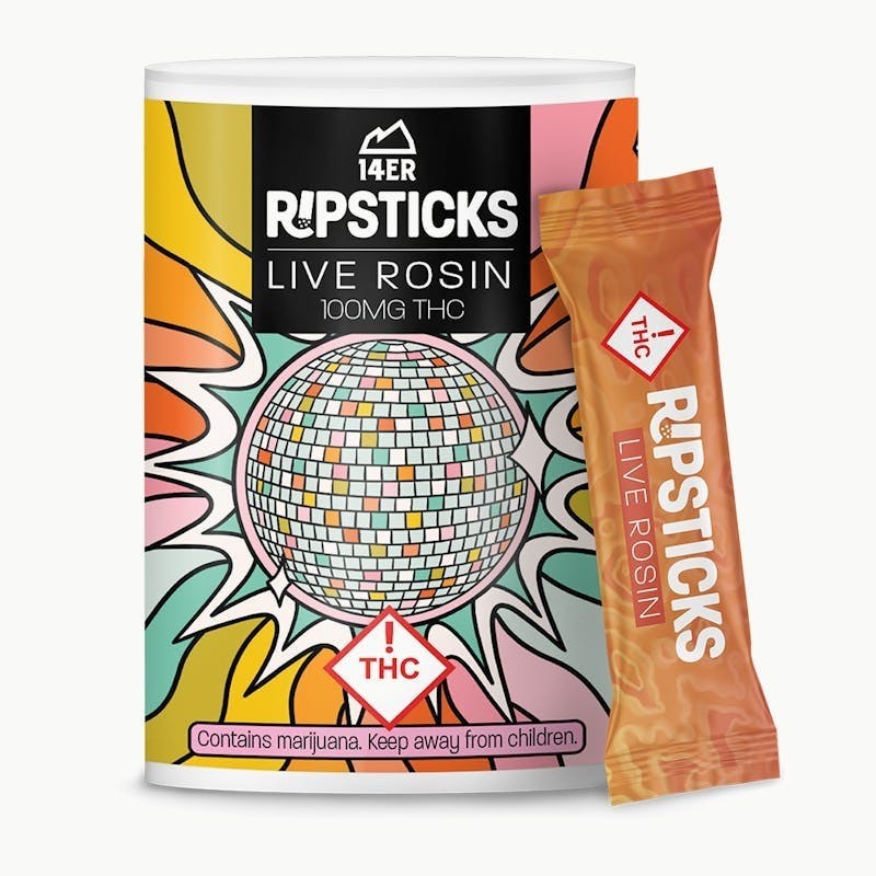 14er Extractions - 14er | Dulce De Uva | 100mg Live Rosin Ripple Ripstick - 1