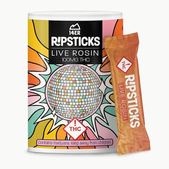 14er Extractions - 14er | Dulce De Uva | 100mg Live Rosin Ripple Ripstick - 1