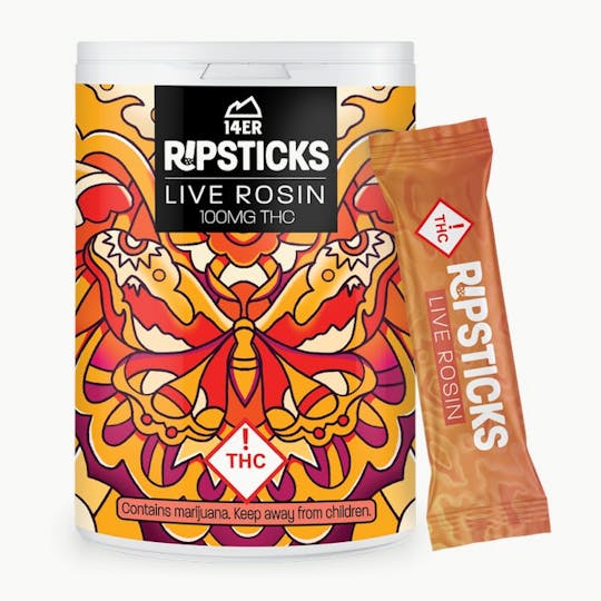 14er Extractions - 14er | 100mg Live Rosin Ripple Ripstick - 1