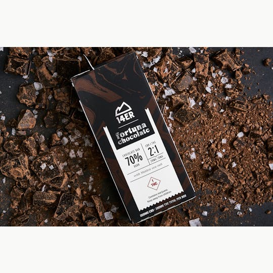 14er Extractions - 14er | Dark Chocolate | 2:1 Fortuna Chocolate Bar - 1