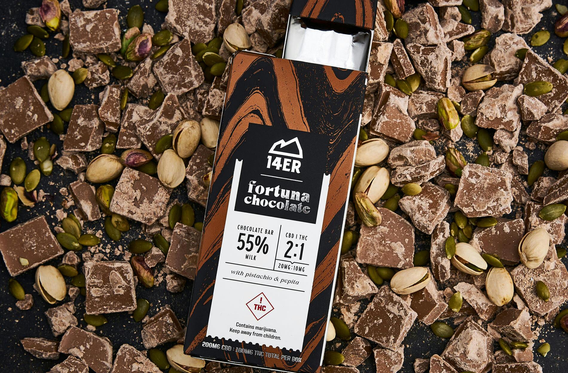 14er Extractions - 14er | Milk Chocolate | 2:1 Fortuna Chocolate Bar - 1