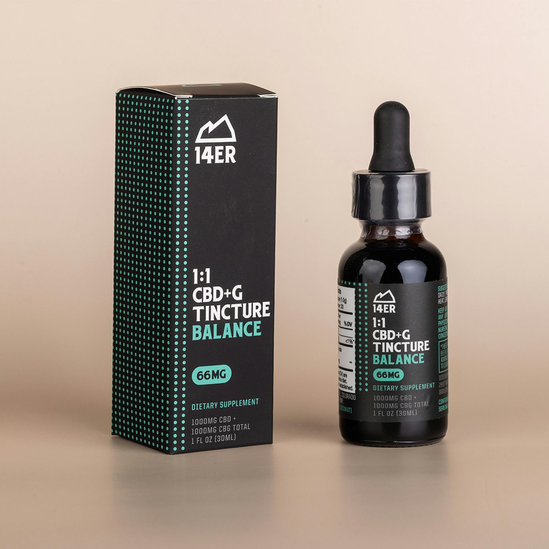 14er Extractions - 14er | BALANCE | CBD+G 2000mg Tincture - 1