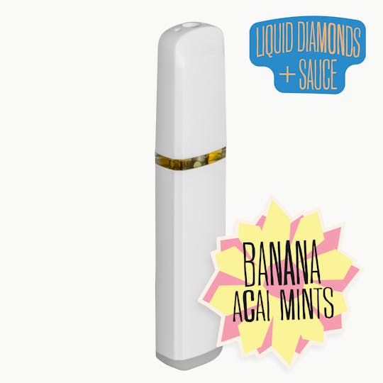 District Cannabis - Banana Acai Mints Liquid Diamonds & Sauce Disposable - 1