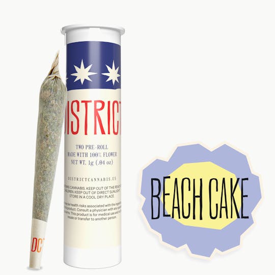 District Cannabis - Beach Cake Pre-Roll - 1