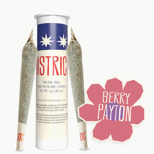 District Cannabis - Berry Payton Pre-Roll Pack 2ct - 1