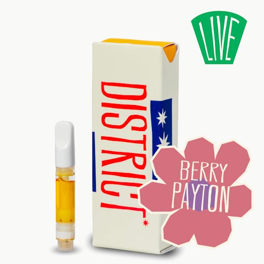 District Cannabis - Berry Payton Live Resin Cartridge - 1