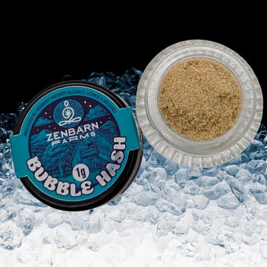 Zenbarn Farms - Blueberry Hashplant 1g Bubble Hash - 1
