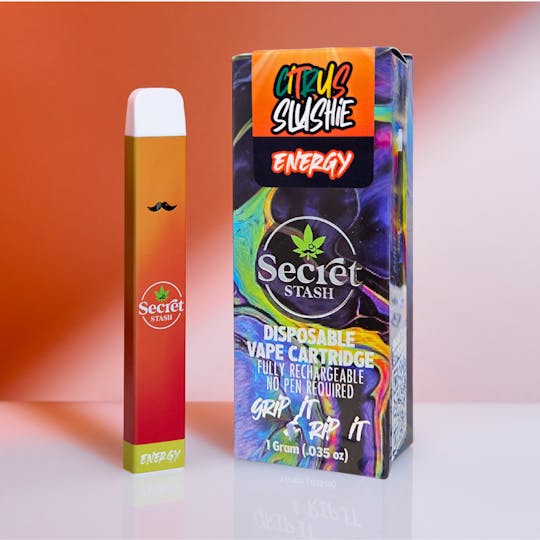 Secret Stash - Secret Stash | Disposable Cart | Energy | Citrus Slushie | 1g - 1