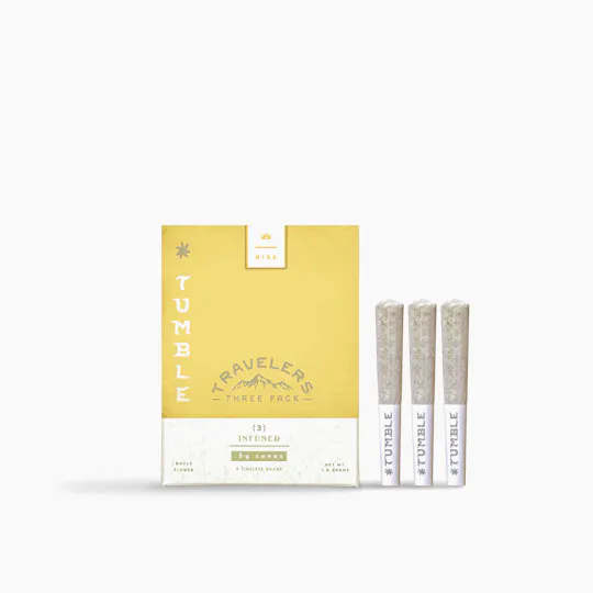Timeless Vapes - Green Crack | Tumble Travelers Infused Minis | 0.5g each | 3pk - 1