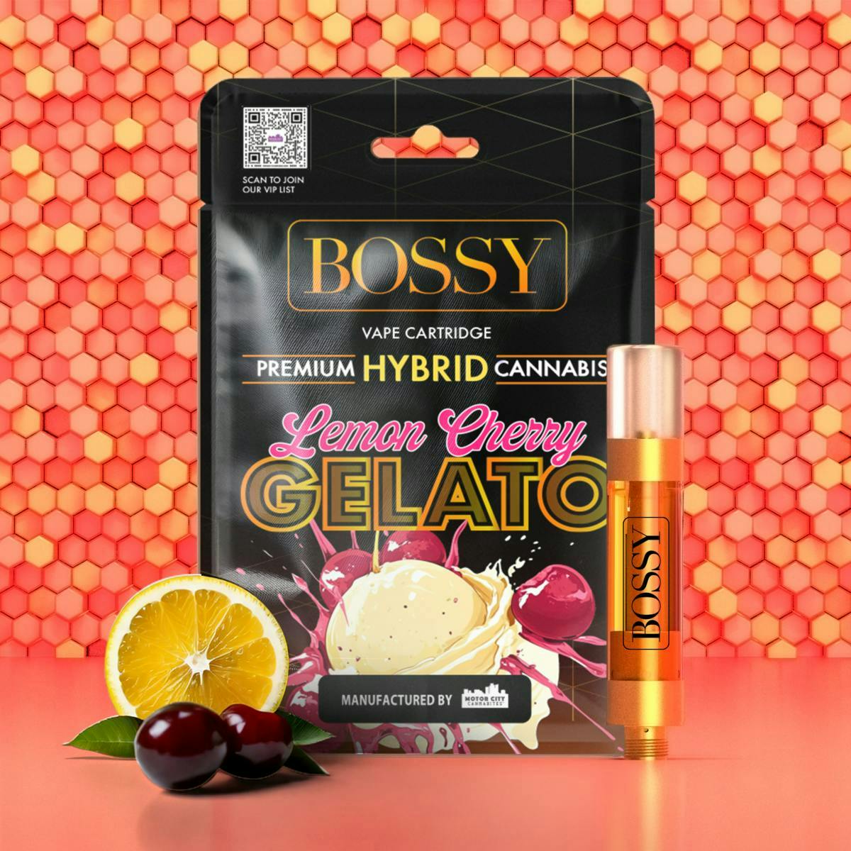 Bossy - Bossy | Lemon Cherry Gelato | Cartridge | 1g - 1
