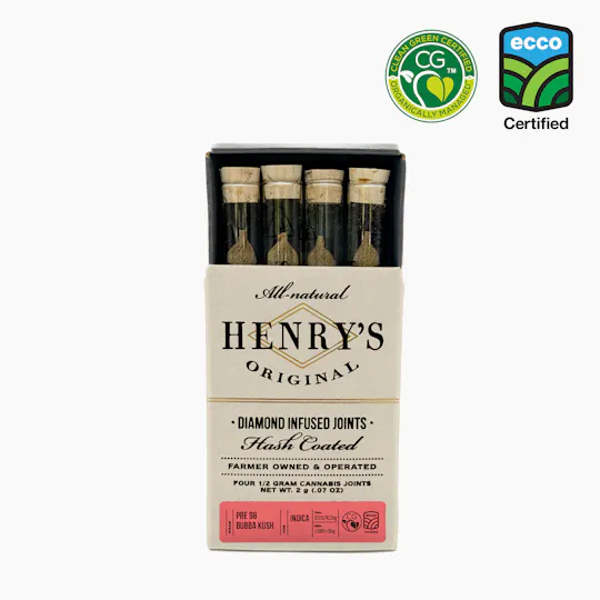 Henry's Original - Henry's Original | Pre-98 Bubba Kush | Infused Joints | 0.5g each | 4pk - 1